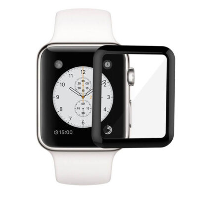 3D Screen Protector for Apple Watch in sizes 38mm, 40mm, 42mm, and 44mm. Enhance your watch's display protection with this durable, easy-to-apply accessory from Ele Straps