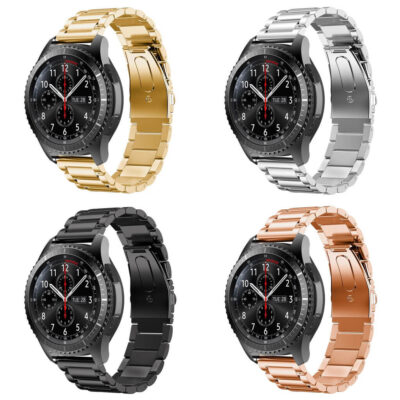 Stylish Everyday Bracelet for Samsung S3 Classic in gold, silver, black, and rose gold. Upgrade your watch with our durable and fashionable watch band for any occasion