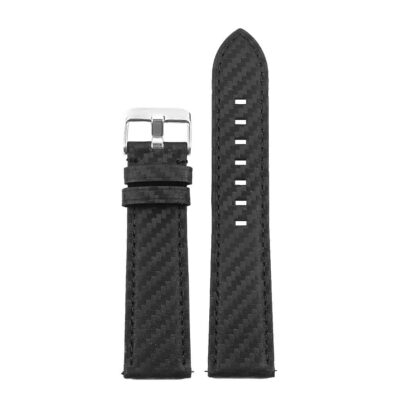 Carbon Fiber Strap for Samsung Galaxy Watch Active, 20mm. Durable and stylish, this watch band adds a modern touch to your device while ensuring comfort and versatility