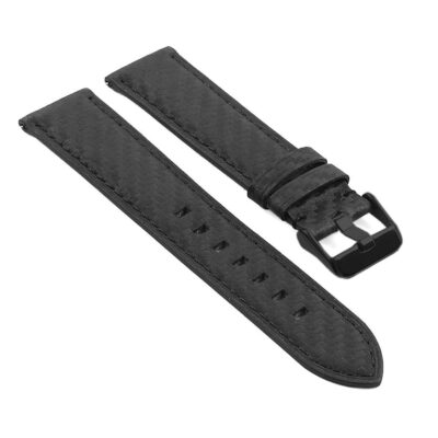 Carbon Fiber Strap for Samsung Gear S3 Frontier in 22mm. Durable and stylish, this watch band adds a modern touch to your smartwatch while ensuring comfort and longevity