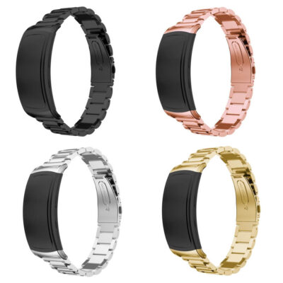 Everyday Bracelet for Samsung Gear Fit2 available in four stylish colors: black, rose gold, silver, and gold. Perfect for enhancing your smartwatch's look and comfort