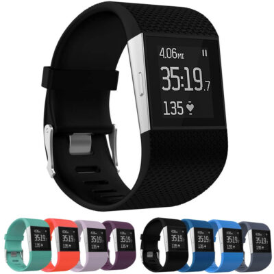 Shop our Silicone Strap for Fitbit Surge, designed for comfort and durability. Available in multiple colors, perfect for fitness enthusiasts seeking style and functionality