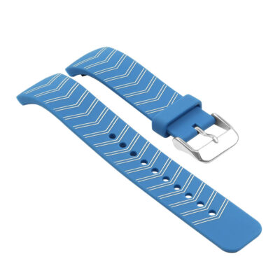 Active Band for Samsung Gear S2 SM-R720 in vibrant blue, featuring a stylish chevron pattern. Durable and comfortable, perfect for everyday wear and fitness activities