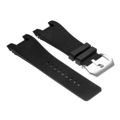 Silicone Rubber Watch Strap for Diesel Bugout. Durable and stylish, this black strap offers comfort and versatility for your watch. Perfect for everyday wear and outdoor adventures