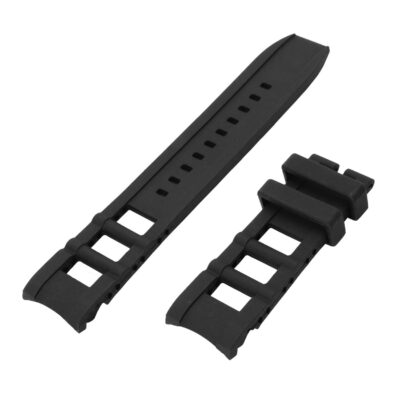 Silicone Rubber Watch Strap for Invicta Signature II Russian Diver. Durable and comfortable, this black strap is perfect for enhancing your watch's style and functionality