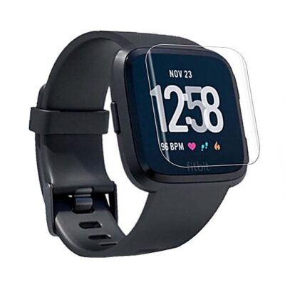 Protect your Fitbit Versa or Versa 2 with this pack of 3 durable screen protectors. Ensure clarity and safeguard against scratches with our premium accessories