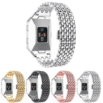 Elevate your style with the Stainless Steel Bracelet for Fitbit Ionic. Available in multiple colors, this durable watch band combines elegance and functionality for everyday wear