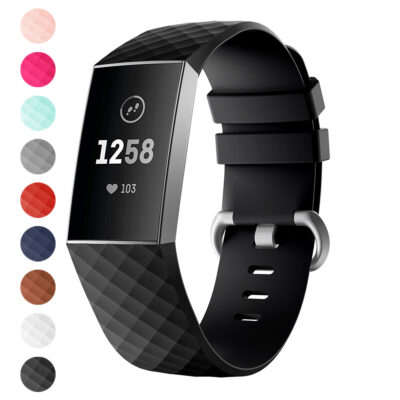 Active Band for Fitbit Charge 4 & Charge 3 offers a stylish and comfortable fit. Available in multiple colors, it enhances your fitness experience with durability and style