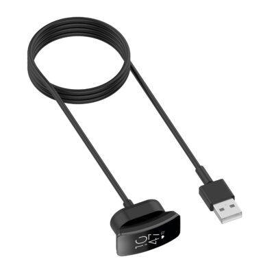 USB charger for Fitbit Inspire HR, featuring a sleek design and durable cable. Perfect for keeping your fitness tracker powered and ready for use. Shop now at Ele Straps!