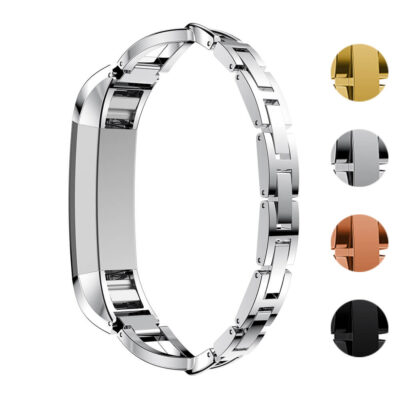 Upgrade your Fitbit Alta & Alta HR with our Alloy Link Strap. Stylish and durable, this strap comes in multiple colors to enhance your watch's look. Perfect for any occasion!