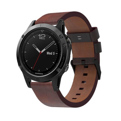 Vintage Leather Strap for Garmin Approach S70 - 47mm. Upgrade your watch with this stylish, durable leather band, perfect for everyday wear and outdoor adventures