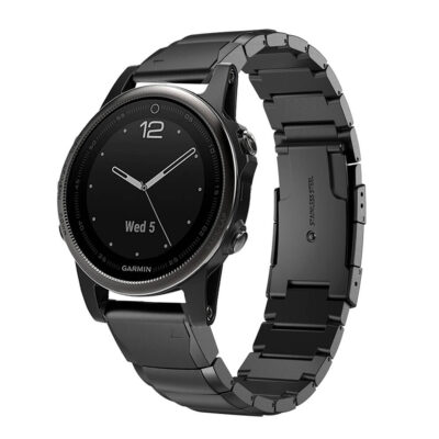 Upgrade your Garmin Fenix 7S & 7S Pro with this stylish Link Bracelet. Durable, sleek design perfect for any occasion. Shop high-quality watch bands at Ele Straps