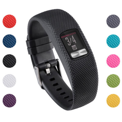 Active Band for Garmin Vivofit 4: Durable, stylish watch strap designed for comfort and performance. Available in multiple colors to match your active lifestyle. Perfect for fitness enthusiasts!