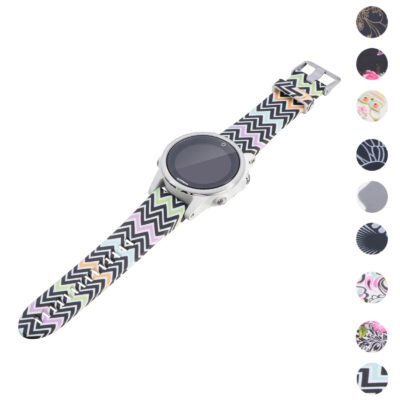 Upgrade your Garmin D2 Delta S with the stylish Pattern Active Band. This durable watch strap features a vibrant zigzag design, perfect for fitness and everyday wear