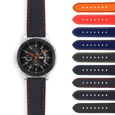 Stitched Active Band for Samsung Galaxy Watch in 20mm and 22mm sizes. Durable and stylish, available in multiple colors to enhance your smartwatch experience. Perfect for active lifestyles