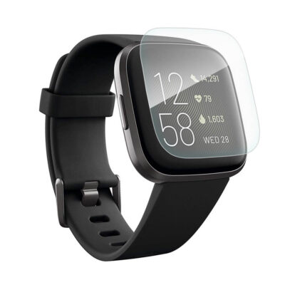 Screen protector for Fitbit Versa 2, designed to keep your smartwatch display scratch-free and clear. Enhance your Fitbit experience with durable protection