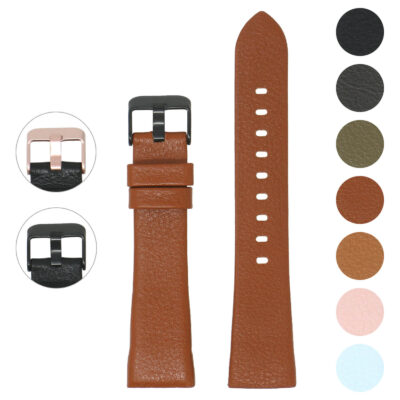 Elevate your style with the Textured Leather Strap for Fitbit Charge 4 & Charge 3. Durable and chic, this strap offers comfort and elegance for everyday wear. Available in multiple colors