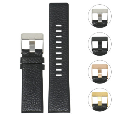 Textured Leather Strap for Diesel watches, available in 22mm, 24mm, 26mm, and 28mm sizes. Upgrade your style with this durable, stylish leather watch band. Perfect for any occasion!