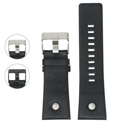 Shop the Embossed Leather Rivet Strap for Diesel at Ele Straps. This stylish 28mm leather watch band features a sleek design and durable materials for a perfect fit