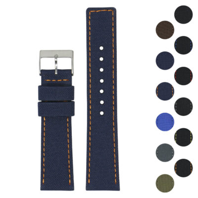 Nylon Endurance Strap for Garmin Vivomove Sport offers durability and style. Available in multiple colors, this adjustable watch band enhances your fitness experience. Perfect for active lifestyles