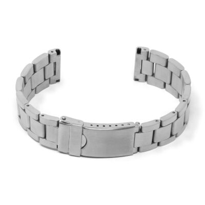 Upgrade your timepiece with our Stainless Steel Watch Bracelet. Crafted from durable metal, this 20mm strap combines style and comfort for any occasion. Perfect for watch enthusiasts!