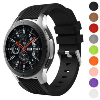 Active Band for Samsung Galaxy Watch 46mm and Gear S3. Durable 22mm strap available in various colors, perfect for fitness and everyday wear. Upgrade your watch style today!