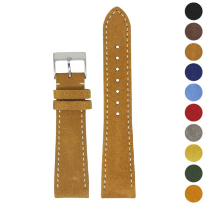 Upgrade your smartwatch with the 22mm Suede Smart Watch Strap, available in short, standard, and long sizes. Stylish and comfortable, perfect for any occasion