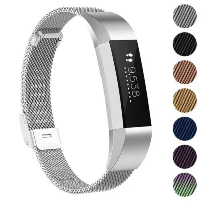 Milanese Mesh Strap for Fitbit Alta/Alta HR/Ace offers a stylish, adjustable design. Available in multiple colors, it combines elegance with comfort for everyday wear