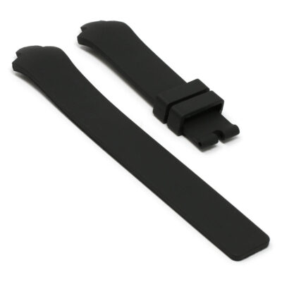 Rubber Band for TAG Heuer Kirium, 18mm size. Durable and stylish black rubber watch strap, perfect for enhancing your TAG Heuer watch with comfort and elegance