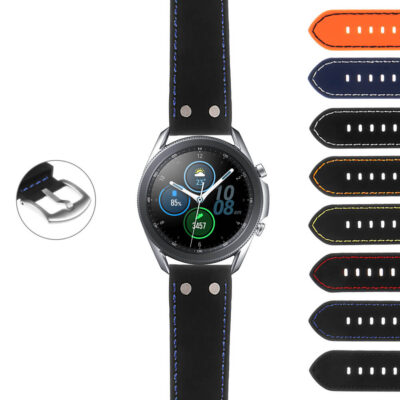 Elevate your style with the Active Aviator Strap for Samsung Galaxy Watch 3. Available in 20mm and 22mm, this durable watch band combines comfort and sophistication