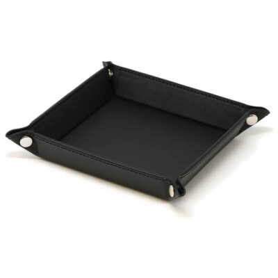 Saffiano Leather Valet Tray by DASSARI, a stylish and functional accessory for organizing your watch bands and everyday essentials. Perfect for any modern space