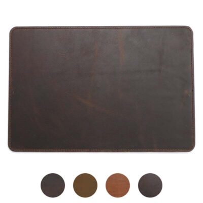 Discover the Vintage Leather Valet Mat by DASSARI, a stylish accessory for organizing your watch bands and straps. Elevate your space with this elegant, durable leather mat