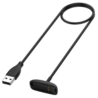 Charger for Fitbit Inspire 2, featuring a durable USB connection. Keep your fitness tracker powered and ready for action with this essential accessory from Ele Straps