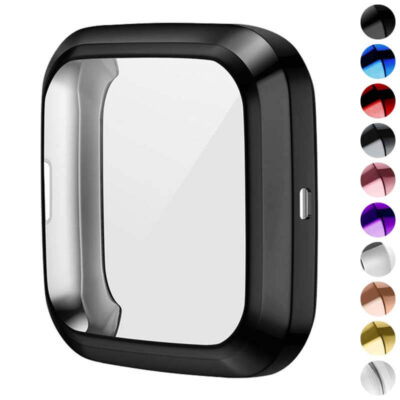 Protect your Fitbit Versa 2 with this sleek protective case. Available in multiple colors, it offers durable protection while maintaining easy access to all features. Perfect for active lifestyles!