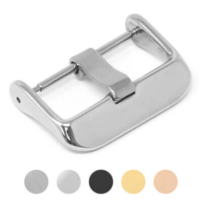 Stainless Steel Watch Buckle available in sizes 16mm, 18mm, 20mm, 22mm, and 24mm. Durable and stylish, perfect for upgrading your watch band collection