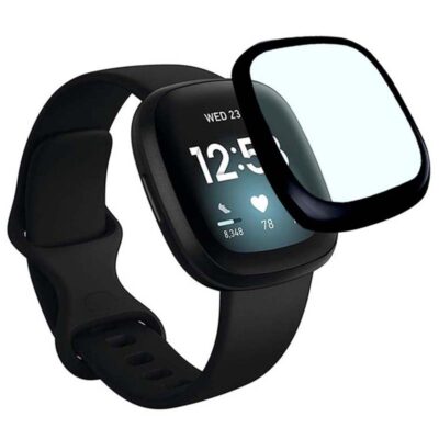 3D Screen Protector for Fitbit Versa 3 offers ultimate protection with a sleek design. Safeguard your smartwatch's display from scratches and impacts. Perfect for active lifestyles