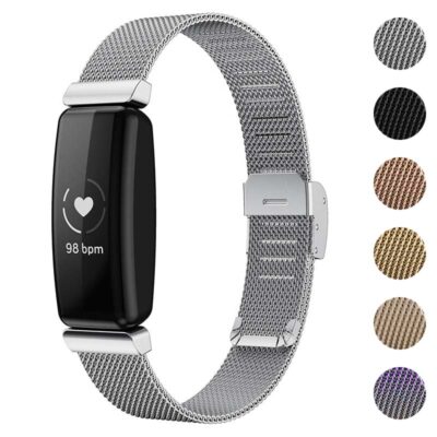 Stylish Mesh Band for Fitbit Inspire 2. Upgrade your fitness tracker with this durable, adjustable strap available in multiple colors. Perfect for everyday wear and workouts