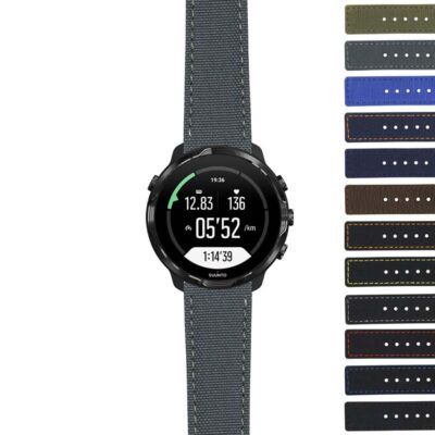 Upgrade your Suunto 7 with the DASSARI Nylon Strap. Durable, stylish, and available in multiple colors, this strap is perfect for any adventure. Shop now at Ele Straps!