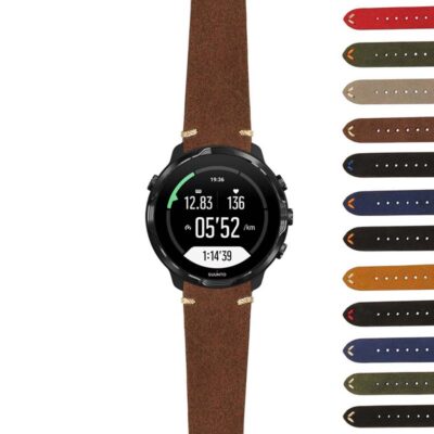 Upgrade your Suunto 7 with our Suede Strap available in short, standard, and long sizes. Stylish, comfortable, and perfect for any occasion. Explore our color options!