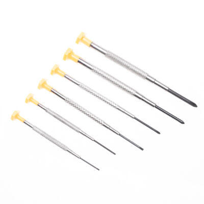 Watch Screwdriver Kit - 6 Pieces for precise watch repairs. Ideal for adjusting watch bands and straps. Essential tool for watch enthusiasts and DIYers