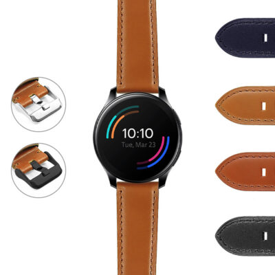 Upgrade your OnePlus Watch with the DASSARI Italian Leather Strap. This stylish, durable strap combines elegance and comfort, perfect for any occasion. Shop now at Ele Straps!