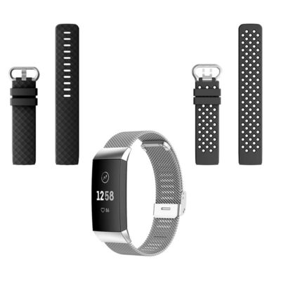 Variety Strap Bundle for Fitbit Charge 4 & Charge 3 includes stylish, durable bands in different designs. Upgrade your fitness tracker with these versatile watch straps from Ele Straps