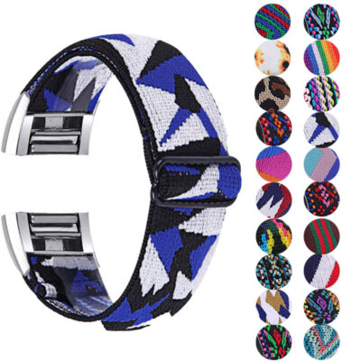 Graphic Comfort Stretch Band for Fitbit Charge 2 offers a stylish, breathable design. Perfect for daily wear, it combines comfort and durability with vibrant patterns. Upgrade your accessory collection!