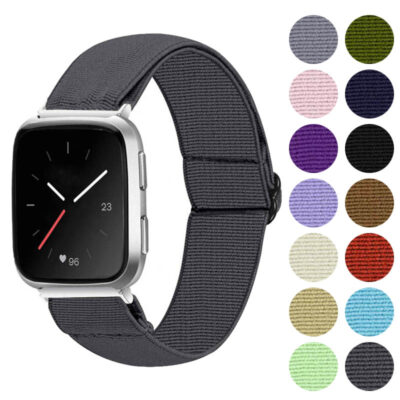 Comfort Stretch Band for Fitbit Versa & Versa 2 offers a flexible, stylish upgrade for your smartwatch. Available in multiple colors, it combines comfort and durability for daily wear