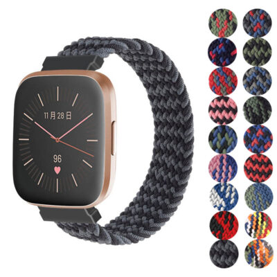 Woven Athletic Band for Fitbit Versa & Versa 2 offers comfort and style with its durable design. Perfect for workouts or everyday wear. Available in various colors