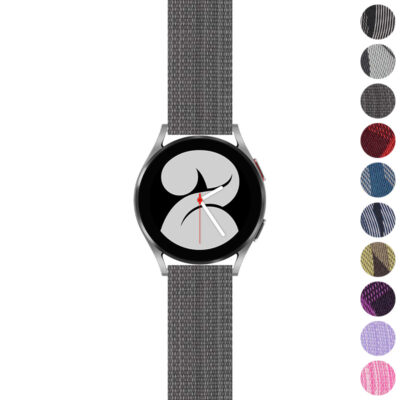 Everyday Canvas Strap for Samsung Galaxy Watch 5 & 4 in 20mm. Stylish and comfortable, perfect for daily wear. Available in various colors to match your style