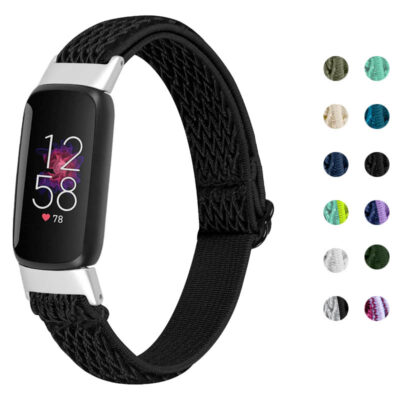 Athletic Stretch Band for Fitbit Luxe - a comfortable, flexible watch strap perfect for workouts. Available in various colors to match your style. Upgrade your Fitbit experience!