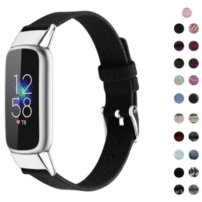 Everyday Canvas Strap for Fitbit Luxe offers a stylish, durable design perfect for daily wear. Available in multiple colors, it's the ideal accessory for your smartwatch