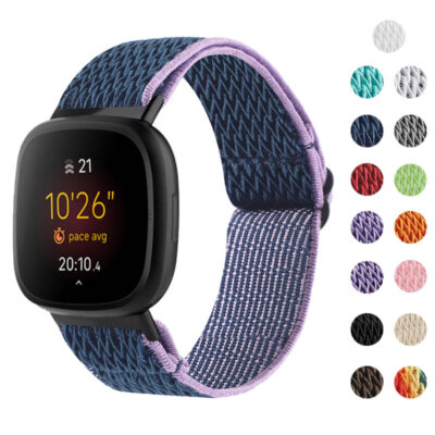 Active Stretch Band for Fitbit Versa 3, featuring a durable and stylish design. Available in multiple colors, perfect for workouts and everyday wear. Enhance your fitness experience!