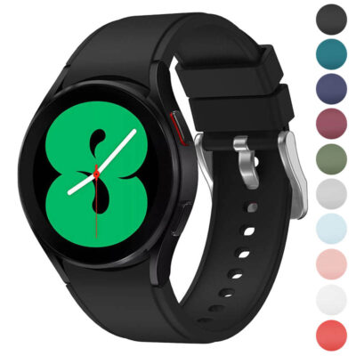 Active Band for Samsung Galaxy Watch 5 & 4: Durable, stylish silicone strap available in multiple colors. Perfect for fitness enthusiasts and everyday wear